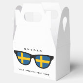 Swedish Shades benutzerdefinierte Text- und Farbfa Geschenkschachtel (Geöffnet)