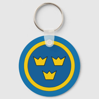 Swedish Three Crowns Flygvapnet Schlüsselanhänger