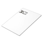 Swedish Vallhund Dog Cartoon Notizblock (angewinkelt)