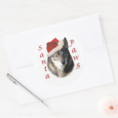 Swedish Vallhund Santa Paws - Aufkleber (Umschlag)