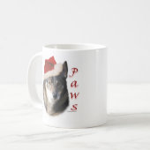 Swedish Vallhund Santa Paws Kaffeetasse (Vorderseite Links)