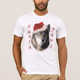 Swedish Vallhund Santa Paws T-Shirt