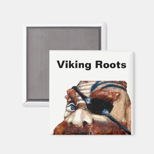 Swedish Viking Roots Magnet (Vorderseite/Rückseite)