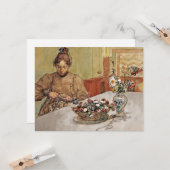 Swedish Woman Peeling Apples  Karte (Vorderseite/Rückseite Beispiel)