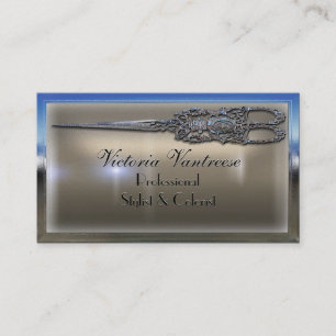 Sweedlepiper Scissor 3,5" x 2" elegant Visitenkarte