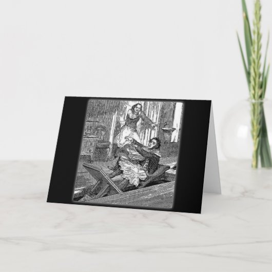 Sweeney Todd-Barbers Chair-Penny Dreadful Karte (Vorderseite)