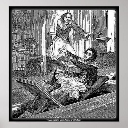 Sweeney Todd-Barbers Chair Penny Dreadful Poster (Vorne)