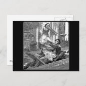 Sweeney Todd-Barbers Chair-Penny Dreadful Postkarte (Vorne/Hinten)