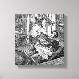 Sweeney Todd-Barbers Vorsitzender Penny Dreadful L Leinwanddruck