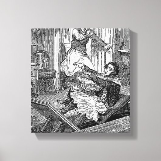 Sweeney Todd-Barbers Vorsitzender Penny Dreadful L Leinwanddruck (Vorderseite)