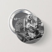Sweeney Todd-Friseure Stuhl-Penny schrecklich Button (Vorne & Hinten)
