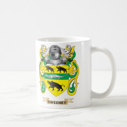 Sweeney Wappen (Familienwappen) Kaffeetasse (Rechts)