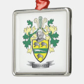 Sweeney Wappen Silbernes Ornament (Links)