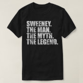 SweeneySweeney Familienname Sweeney Nachname Sween T-Shirt (Design vorne)
