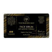Sweep Agate Black Gold Face Fair Serum Label (Vorne)