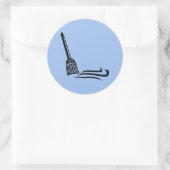 Sweep Broom - Clean Sweep Classic Round Sticker (Tasche)