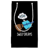 Sweep Dreams Funny Broom Pub Dark BG Kleine Geschenktüte (Vorderseite)