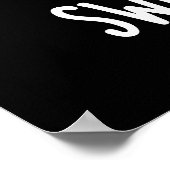 Sweep Dreams Funny Broom Pub Dark BG Poster (Ecke)