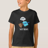 Sweep Dreams Funny Broom Pub Dark BG T-Shirt (Vorderseite)