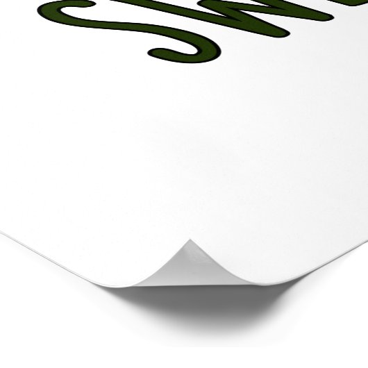 Sweep Dreams Funny Broom Pub Poster (Ecke)