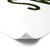 Sweep Funny Sleeping Broom Pub Poster (Ecke)