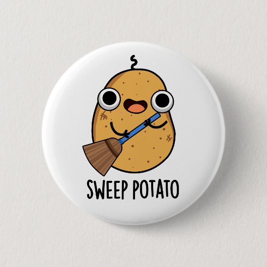 Sweep Potato Funny Sweet Potato Puff Button (Vorderseite)