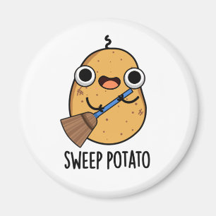 Sweep Potato Funny Sweet Potato Puff Magnet