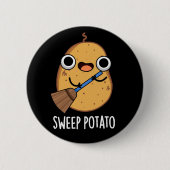 Sweep Potato Funny Sweet Potato Puppe Dark BG Button (Vorderseite)