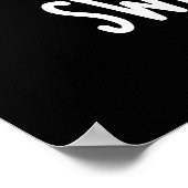 Sweep Potato Funny Sweet Potato Puppe Dark BG Poster (Ecke)