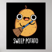 Sweep Potato Funny Sweet Potato Puppe Dark BG Poster (Vorne)