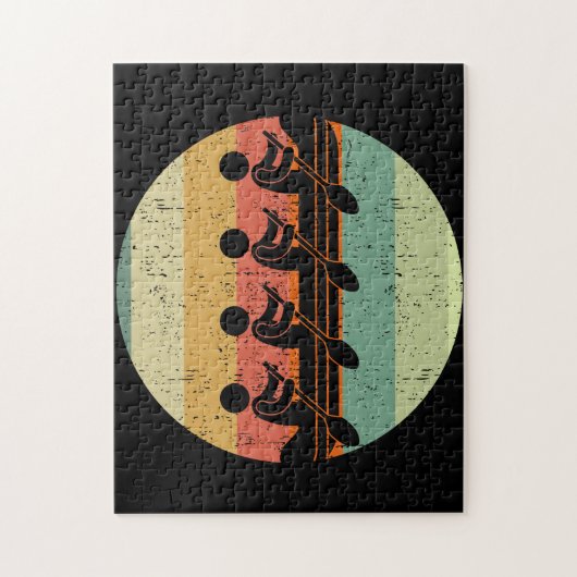 Sweep Ruwing Crew Sunset University 4 Person Team Puzzle (Vertikal)