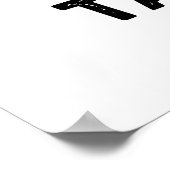 Sweep Talking Funny Sweet Talk Broom Puff Poster (Ecke)