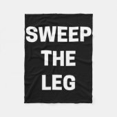 Sweep The Leg Karate Fleecedecke (Vorderseite)