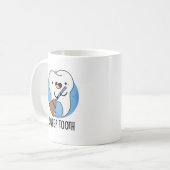 Sweep Tooth Funny Dental Puff Kaffeetasse (Vorderseite Links)