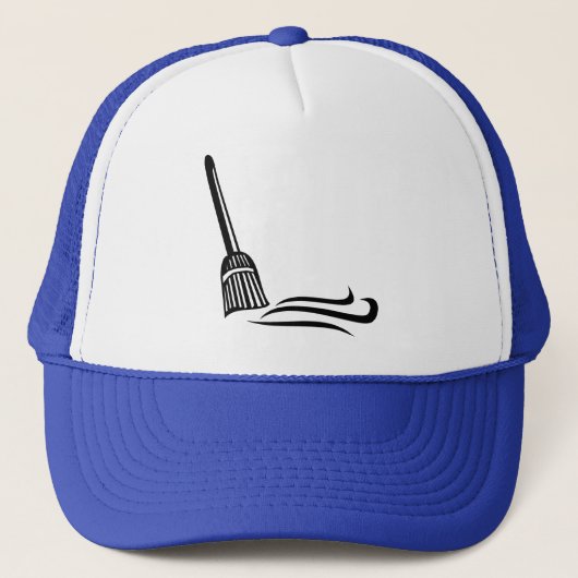 Sweeping Broom - Clean Sweep Trucker Hat Truckerkappe (Vorderseite)