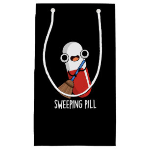 Sweeping Pill Funny Medicine Pub Kleine Geschenktüte