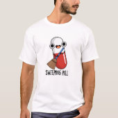 Sweeping Pill Funny Medicine Pub T-Shirt (Vorderseite)