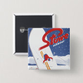 Sweeping S - Es gibt immer ein Schneepromo-Poster Button (Vorne & Hinten)