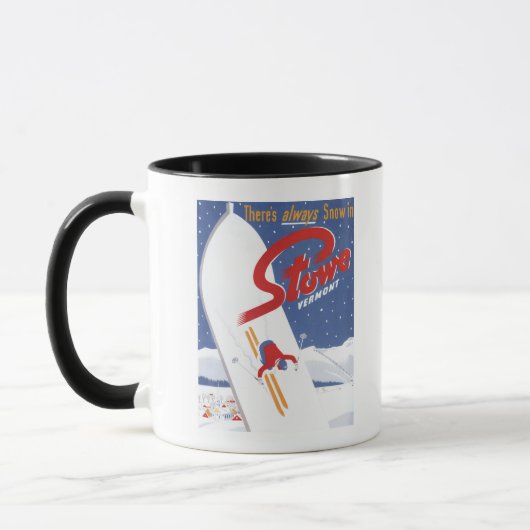 Sweeping S - Es gibt immer ein Schneepromo-Poster Tasse (Links)