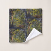 Sweeping Willow von Claude Monet, Klassisches Kuns Badhandtuch Set (Waschlappen)