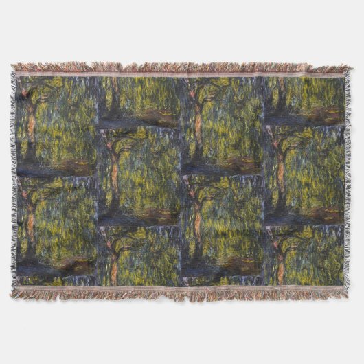 Sweeping Willow von Claude Monet, Klassisches Kuns Decke (Vorderseite)