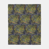 Sweeping Willow von Claude Monet, Klassisches Kuns Fleecedecke (Vorderseite)