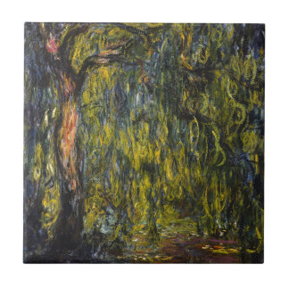 Sweeping Willow von Claude Monet, Klassisches Kuns Fliese