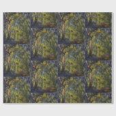 Sweeping Willow von Claude Monet, Klassisches Kuns Geschenkpapier (Flach)