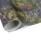 Sweeping Willow von Claude Monet, Klassisches Kuns Geschenkpapier (Rolleneckpunkt)