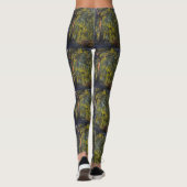 Sweeping Willow von Claude Monet, Klassisches Kuns Leggings (Rückseite)