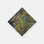 Sweeping Willow von Claude Monet, Klassisches Kuns Serviette (Ecke)