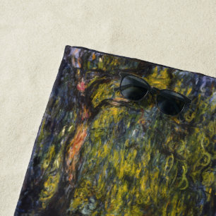 Sweeping Willow von Claude Monet, Klassisches Kuns Strandtuch