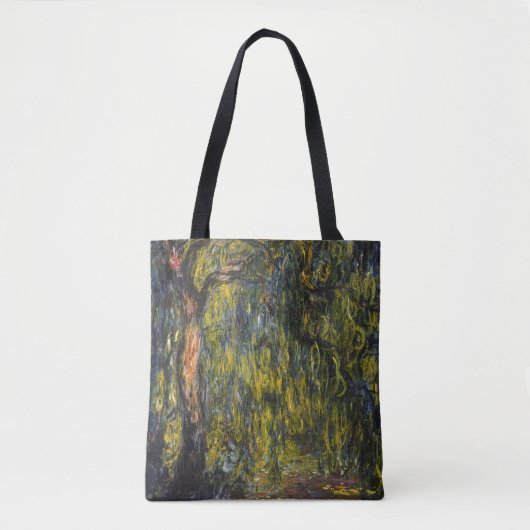 Sweeping Willow von Claude Monet, Klassisches Kuns Tasche (Vorderseite)