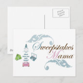 Sweepstakes Mama Gear Postkarte (Vorne/Hinten)